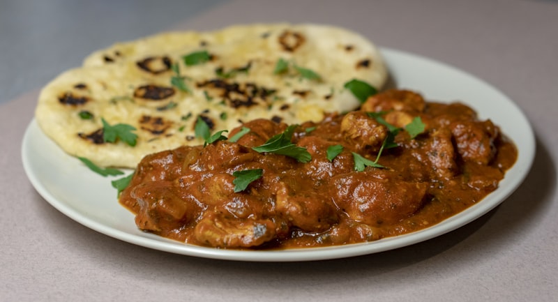 Butter chicken style curry bowl
